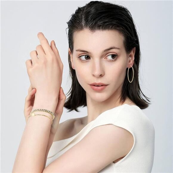 Gold Boho Jewelry Set - Collection with Necklaces, Earrings, Bracelets & Rings - Picture 2 of 7